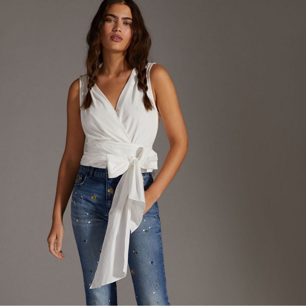 Sunday in Brooklyn V-Neck Wrap Top